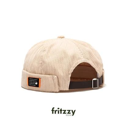 gorro locked -Brimless de veludo