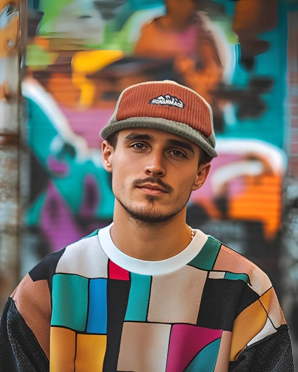 Boné- honanmade aveludado