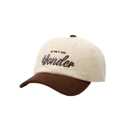 Boné dad hat- Wonder veludo