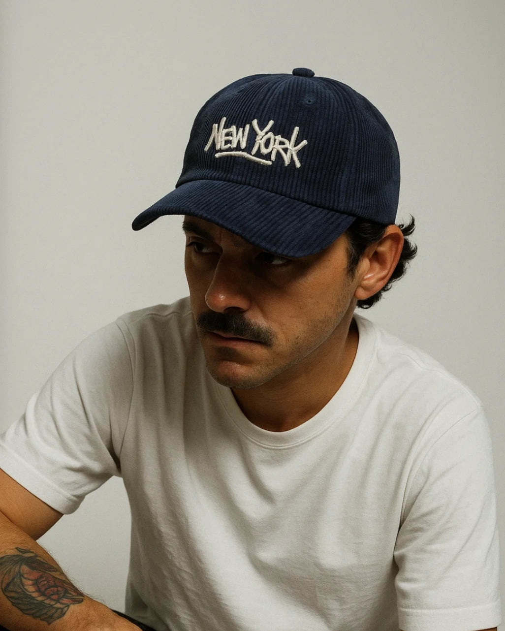 Boné- New York Veludo